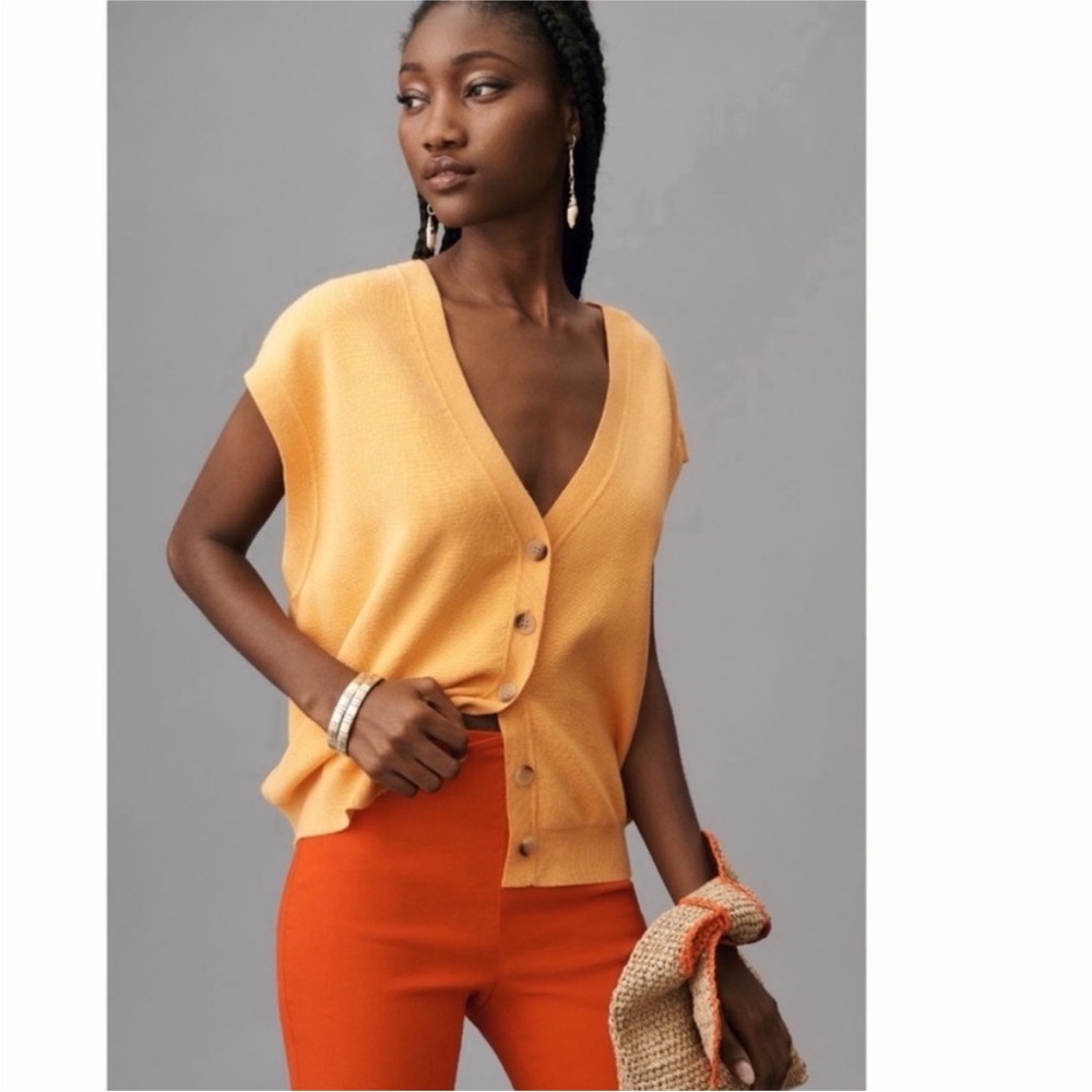 Anthro l Maeve Slouchy Sweater Vest